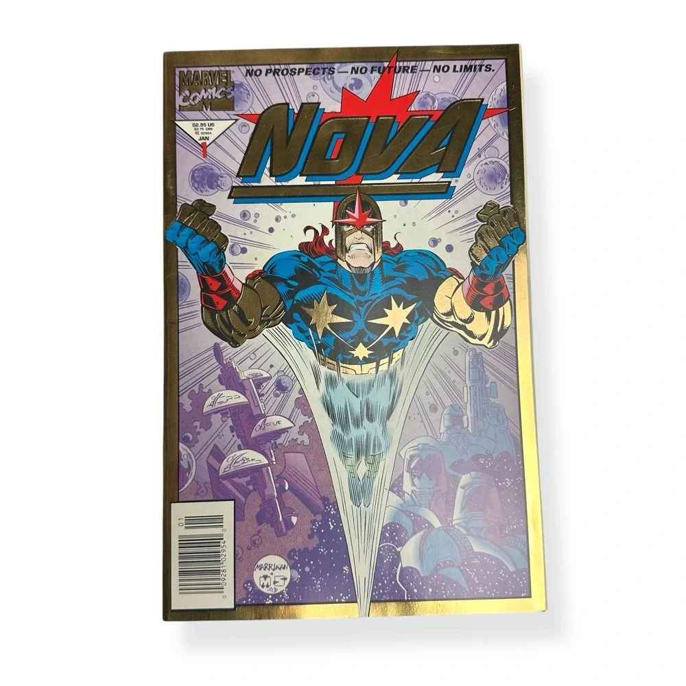 Nova #1 & #2 Gold‎ Foil Cover Marvel Comics 1994
